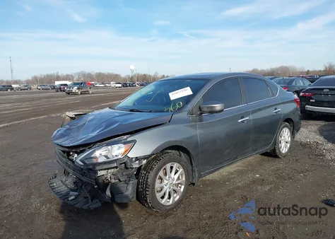2019 Nissan Sentra S из США, поврежденный, VIN 3N1AB7AP6KY250647